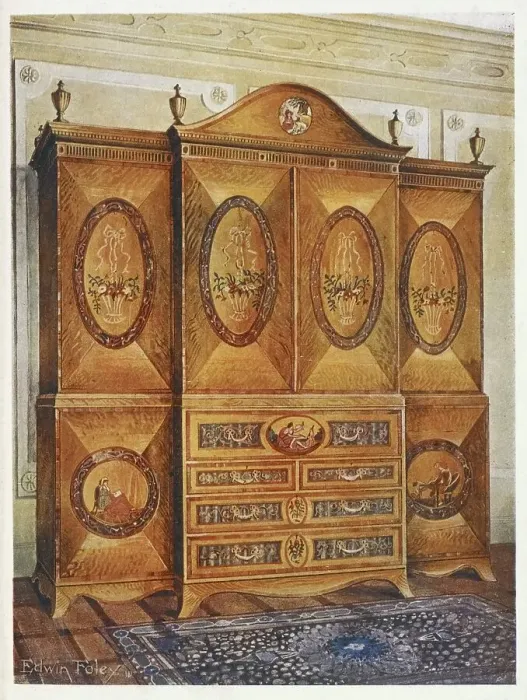 Framed Print : Furniture around the turn of the century 1900 Framed Print : Furniture around the turn of the century 1900