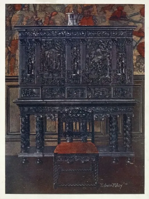 Framed Print : Furniture around the turn of the century 1900
