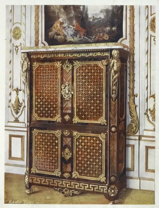Framed Print : Furniture around the turn of the century 1900