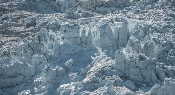 Framed Print : Furrowed glacier ice, glacier tongue Framed Print : Furrowed glacier ice, glacier tongue