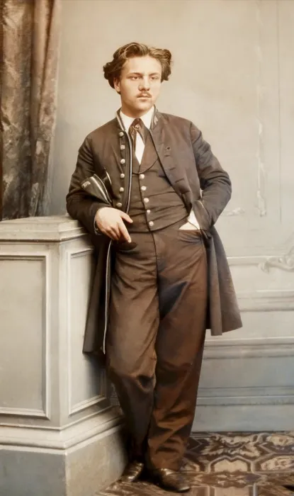 Framed Print : Gabriel Faure in the uniform of a student at the Ecole Niedermeyer