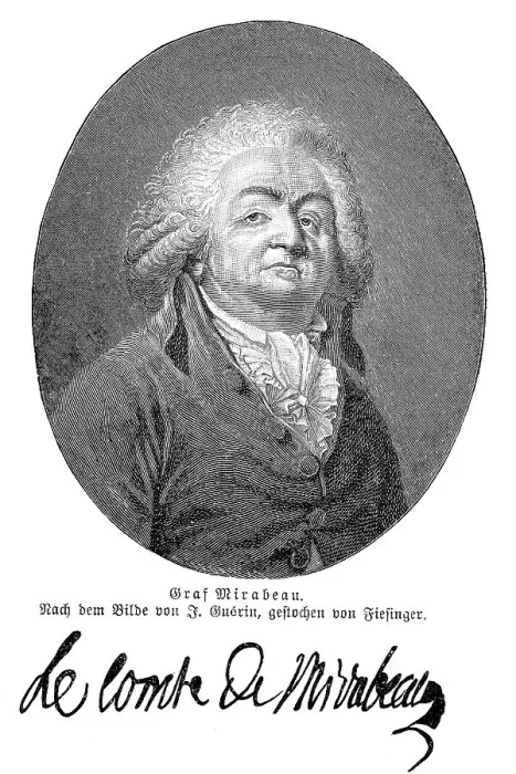 Framed Print : Gabriel Victor de Riqueti, Marquis de Mirabeau