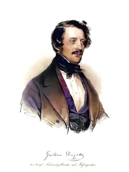 Framed Print : Gaetano Donizetti (pronunciation: (gae'ta?no donid'dzet?i)