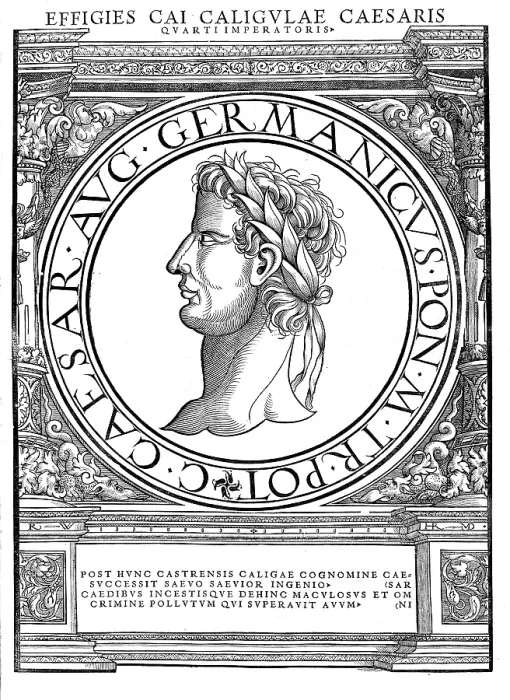 Framed Print : Gaius Caesar Augustus Germanicus (born 31 August 12 in Antium as Gaius Iulius Caesar) Framed Print : Gaius Caesar Augustus Germanicus (born 31 August 12 in Antium as Gaius Iulius Caesar)