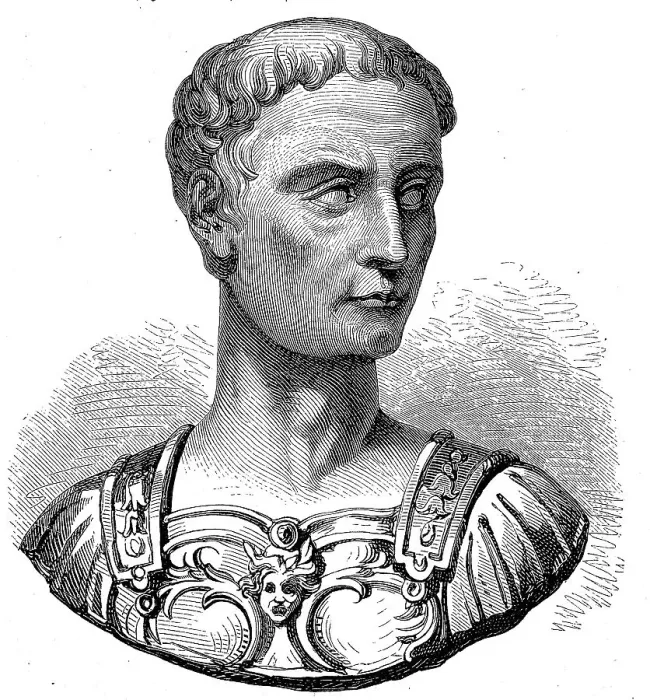 Framed Print : Gaius Julius Caesar, 100 BC 44 BC Julius Caesar
