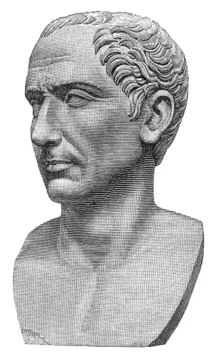 Framed Print : Gaius Julius Caesar, a Roman statesman