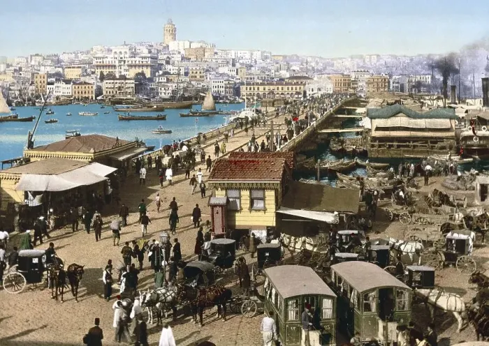 Framed Print : Galata Bridge, Istanbul, Turkey