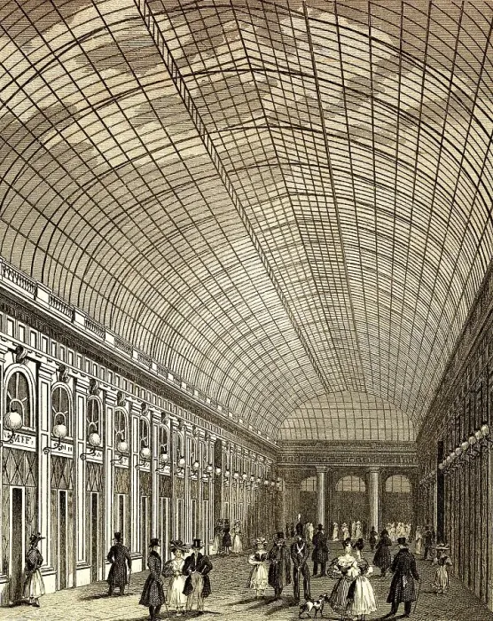 Framed Print : Galerie d'Orleans, Palais-Royal