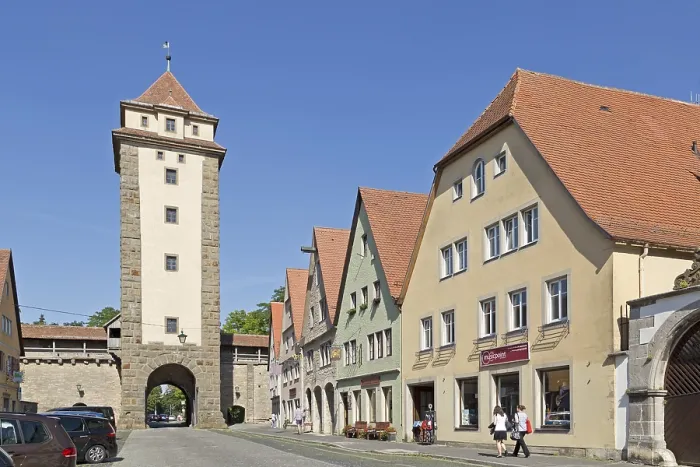 Framed Print : Galgentor, Galgengasse, historic centre