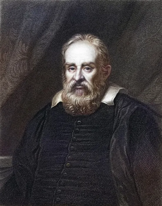 Framed Print : Galileo Galilei (born 15 February 1564 in Pisa)