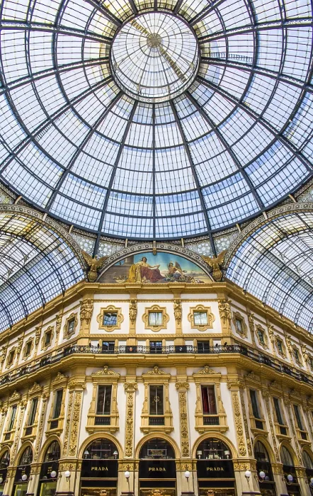 Framed Print : Galleria Vittorio Emanuele conorhynchos (1877) built