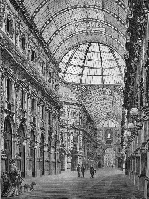 Framed Print : Galleria Vittorio Emanuele, Milan
