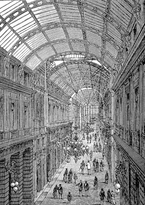 Framed Print : The Gallerie Mazzini in Genoa, Italy