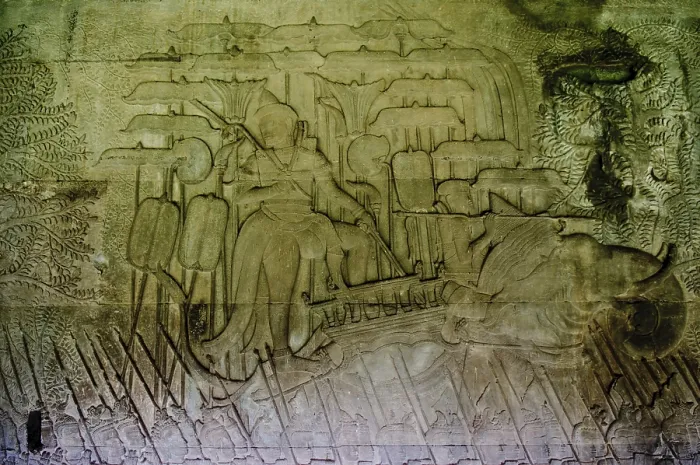 Framed Print : Galleries, Angkor Wat complex, Siem Reap
