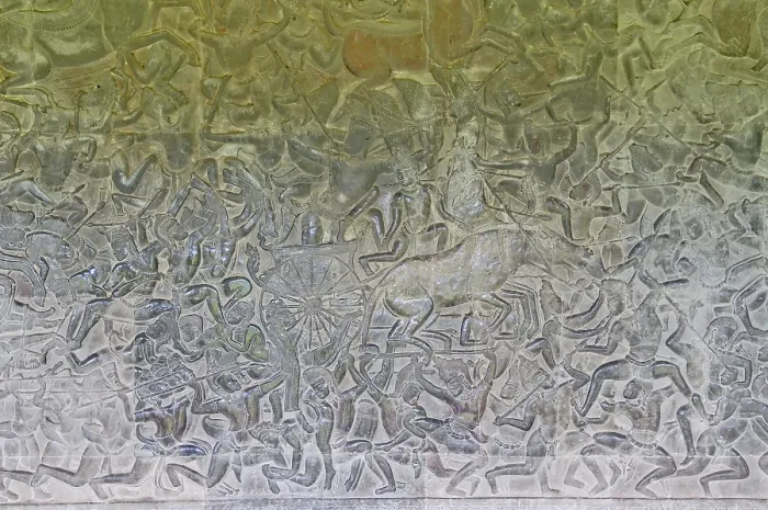 Framed Print : Galleries, Angkor Wat complex, Siem Reap Framed Print : Galleries, Angkor Wat complex, Siem Reap