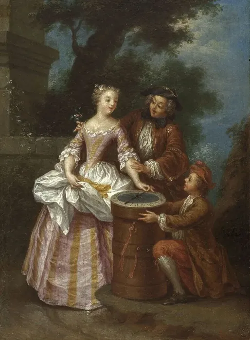 Framed Print : Gambling, Raffle, Lottery, c. 1750