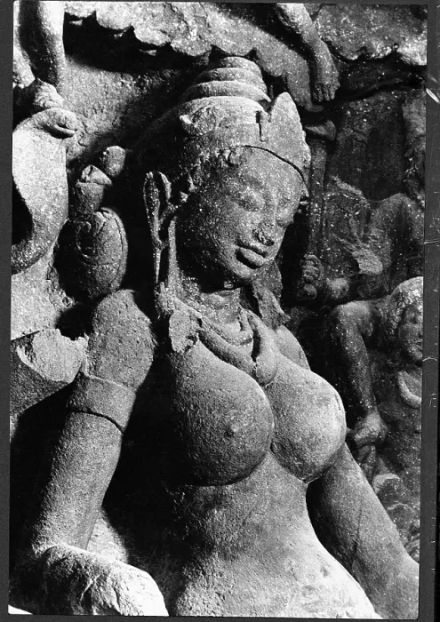 Framed Print : Gangadhara, Elephanta Caves, Bombay, Mumbai, Maharashtra, India, Asia, 1977, Asia