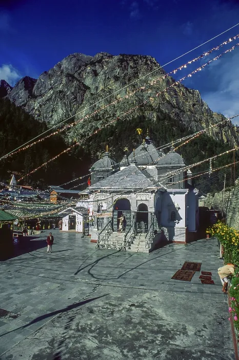 Framed Print : Gangotri temple, Uttarakhand, India, Asia