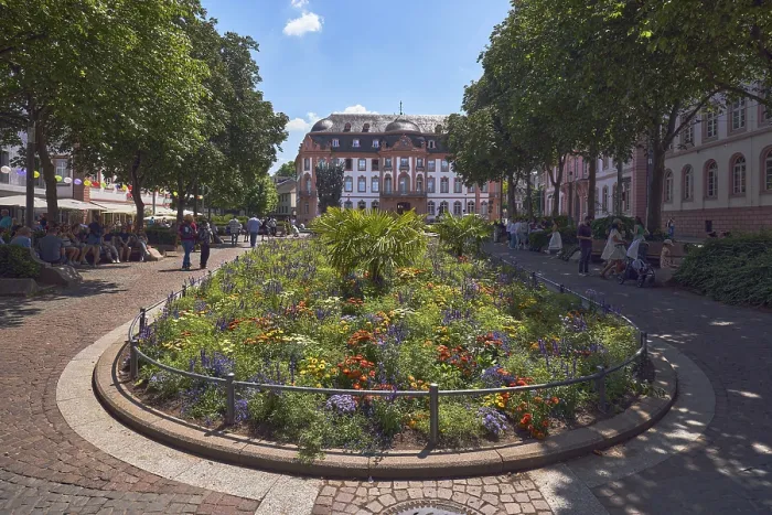 Framed Print : Gardens, flower beds, trees, general architecture Framed Print : Gardens, flower beds, trees, general architecture