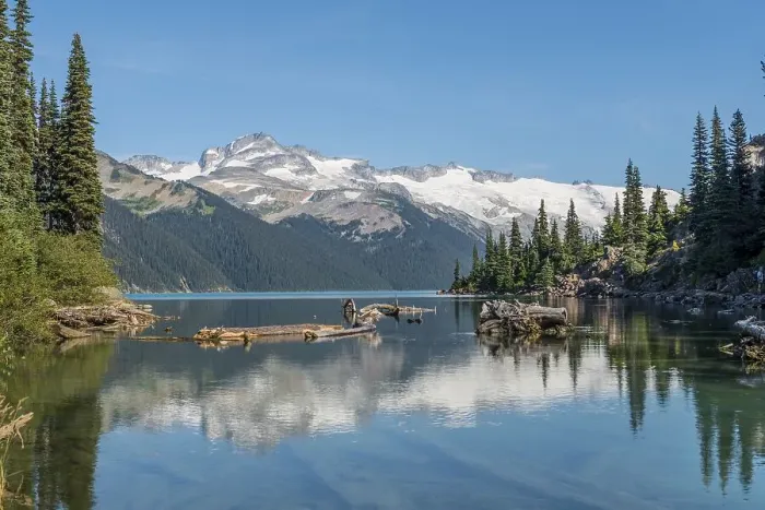 Framed Print : Garibaldi Lake, Turquoise Mountain Lake