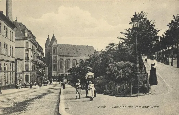 Framed Print : At the Garrison Church in Mainz