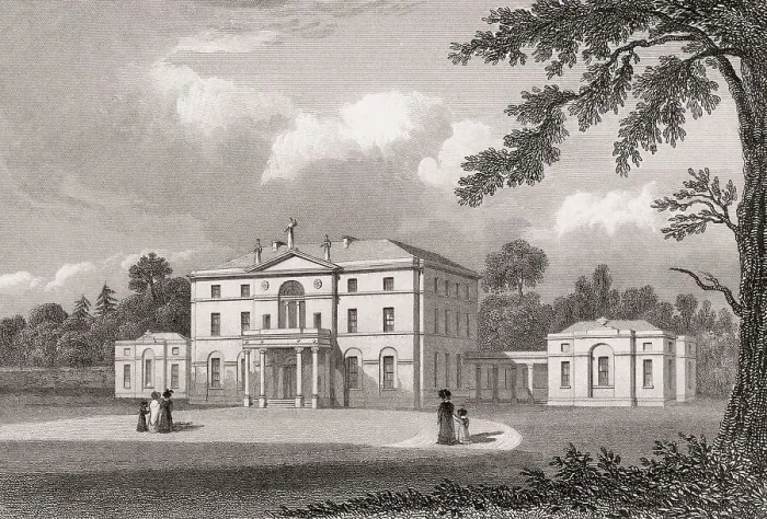 Framed Print : Gask House, Perth And Kinross, 19th century Framed Print : Gask House, Perth And Kinross, 19th century