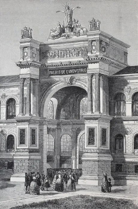 Framed Print : Gate of the Exposition Universelle of 1855 Framed Print : Gate of the Exposition Universelle of 1855