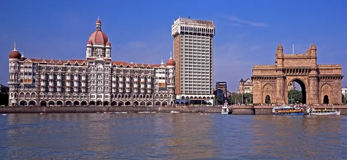 Framed Print : Gateway of India, Hotel Taj Mahal, Mumbai, India, Asia