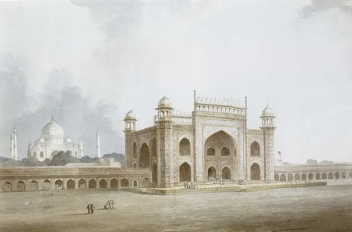 Framed Print : Gateway of Taj Mahal, Agra, Uttar Prades h, India, As ia