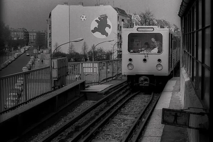 Framed Print : GDR, Berlin, 17. 4. 1988, underground station Dimitroffstrasse (today Eberswalder Strasse) in Schoenhauser Allee Framed Print : GDR, Berlin, 17. 4. 1988, underground station Dimitroffstrasse (today Eberswalder Strasse) in Schoenhauser Allee