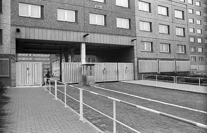Framed Print : GDR, Berlin, 19 February 1990, headquarters of the GDR's State Security in Normannenstrasse