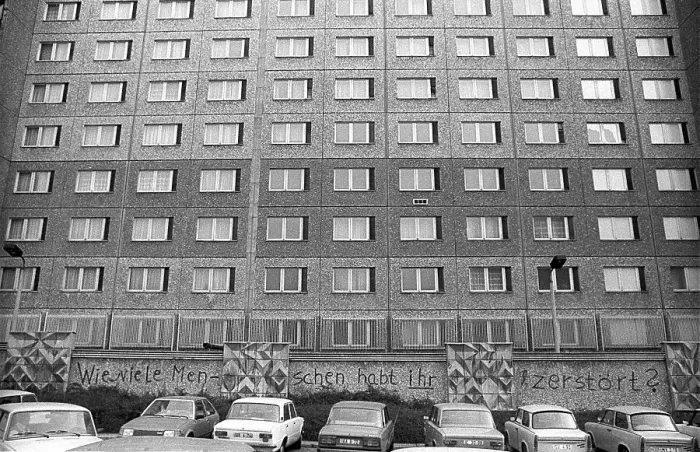 Framed Print : GDR, Berlin, 19 February 1990, headquarters of the GDR's State Security in Normannenstrasse
