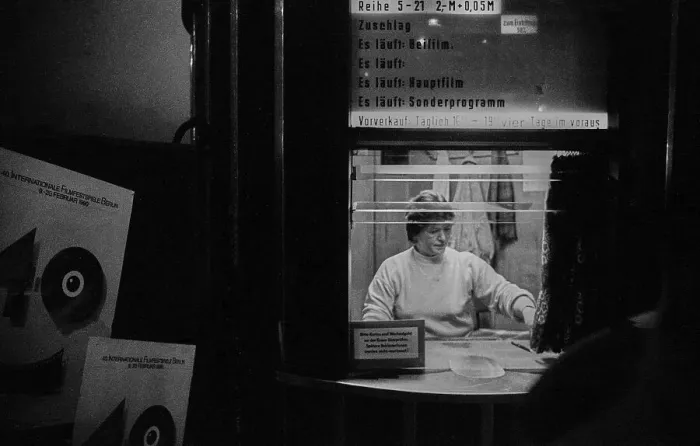 Framed Print : GDR, Berlin, 23.04.1990, Colosseum cinema