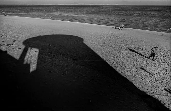 Framed Print : GDR, Binz, 04. 11. 1988, beach, shade, pavilion Framed Print : GDR, Binz, 04. 11. 1988, beach, shade, pavilion