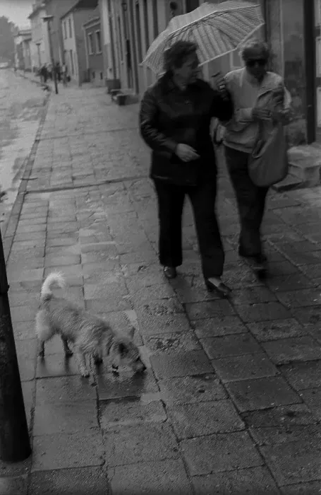 Framed Print : GDR, Feldberg, 15.09.1989, street scene in Feldberg