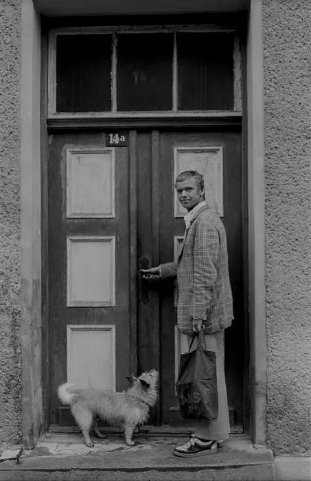 Framed Print : GDR, Feldberg, 15.09.1989, street scene in Feldberg