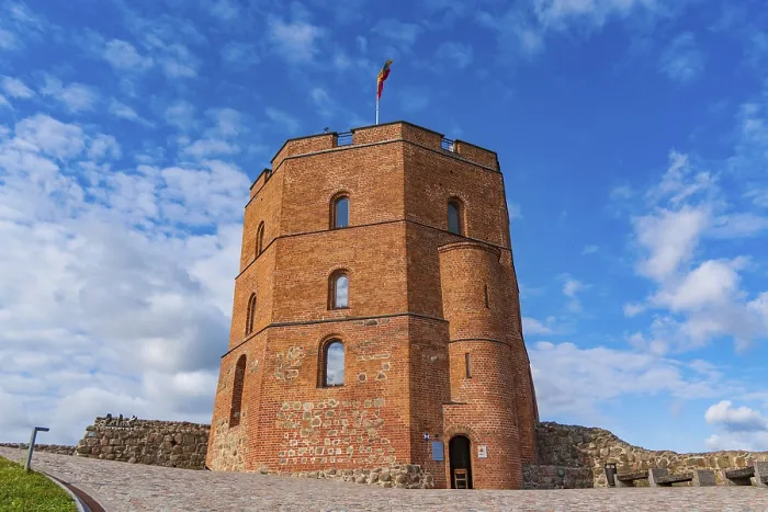Framed Print : Gediminas Castle Tower in Vilnius, Lithuania