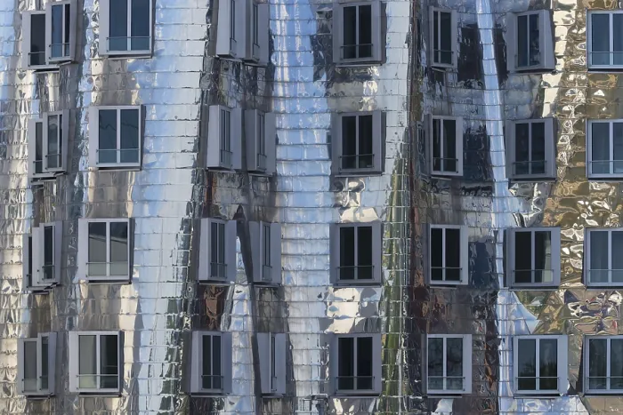 Framed Print : Gehry buildings, Media Harbour