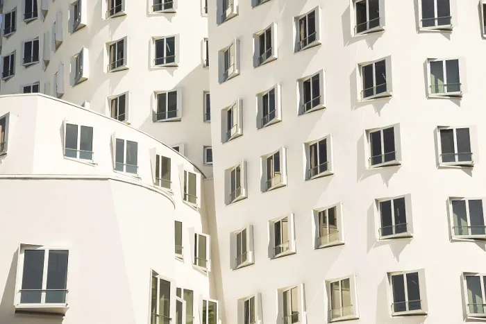 Framed Print : Gehry buildings, Media Harbour