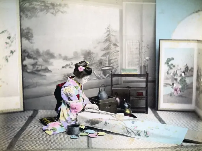 Framed Print : Geisha, Japan, Asia