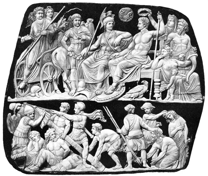 Framed Print : The Gemma Augustea, 1st century AD Framed Print : The Gemma Augustea, 1st century AD