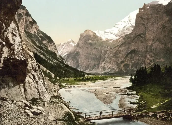 Framed Print : Gemmi, Gasthernthal, Bernese Oberland Framed Print : Gemmi, Gasthernthal, Bernese Oberland