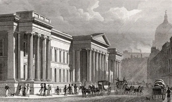 Framed Print : The General Post Office in St. Martin's Le Grand