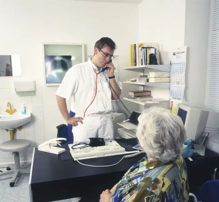 Framed Print : This general practitioner, seen here on 26 Framed Print : This general practitioner, seen here on 26