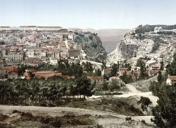 Framed Print : General view of Constantine, Algeria
