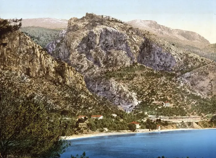 Framed Print : General view, Eze and St. Jean