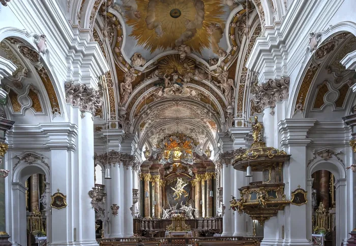 Framed Print : General view of the high altar of the Assumption of the Virgin Mary Framed Print : General view of the high altar of the Assumption of the Virgin Mary