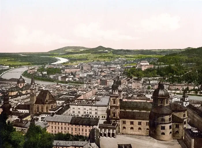 Framed Print : General view of Maria Plain of Salzburg Framed Print : General view of Maria Plain of Salzburg