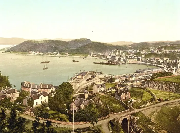 Framed Print : General view, Oban, Scotland, Historic Framed Print : General view, Oban, Scotland, Historic
