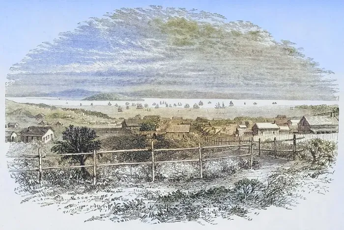 Framed Print : General view of San Francisco, California